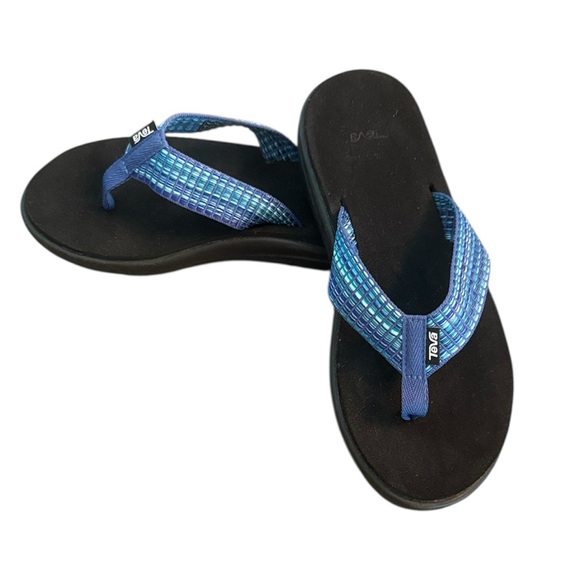 Teva Women's Voya Flips- Bar Street Blue
